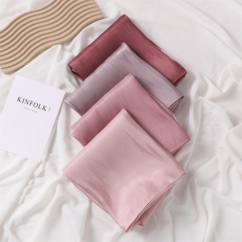Solid Color Modal Cotton Rayon Hijab Scarf Women Muslim Headscarf Wraps Shawls Femme Musulman Headband Islamic Turban