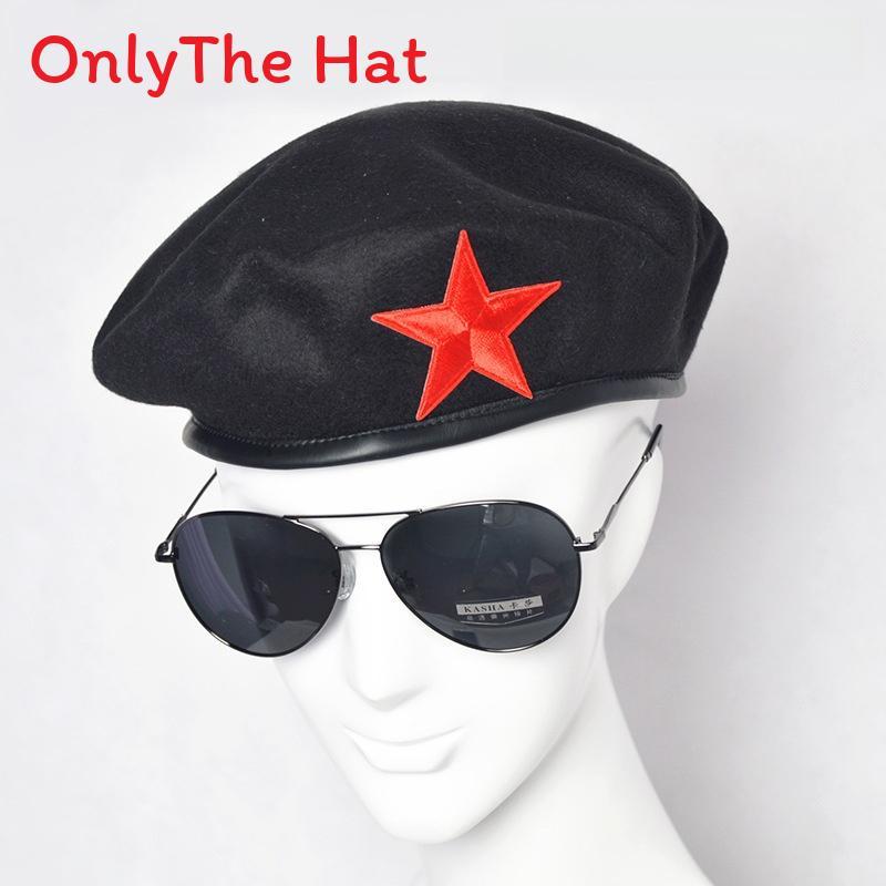 Marvel Logo Wool Beret Hat With Retro British Style And Uv Sunshade For Adults