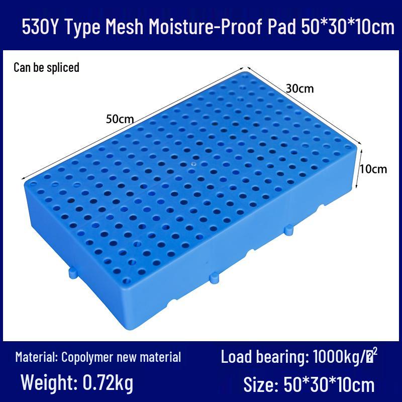 Moisture-Proof Interlocking Plastic Pallet Tray for Warehouse Storage