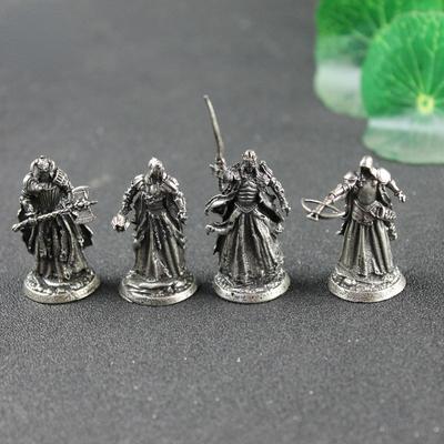 1 Stück Mittelalterliche Legion Geister Soldaten Spielzeug Figuren Miniaturen Reines Kupfer Herren Geschenke Schreibtisch Ornament Dekoration Handwerk Metall