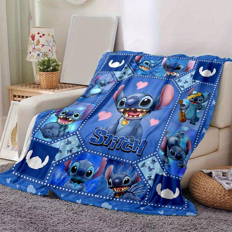 

1pc. Stitch Cartoon Blanket, Home Decor Gift for All Seasons, Soft and Cozy Throw Blanke, Living Room, Travel, Camping, Car Blankets, Beach, 100x150cm