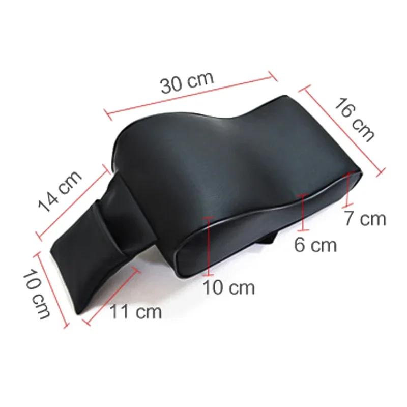 Car Armrest Pad General Motors Interior Center Console Phone Holder Storage Bag, Waterproof PU Memory Sponge Armrest Pillow Pad