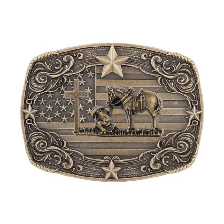 

Hipsters Retro Horse Metal Belt Buckle Western Buckle for Ethnic Trendy Jeans DIY Accessories Replacement