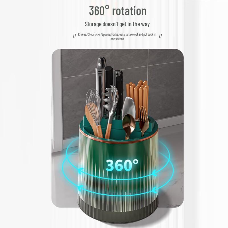 Rotatable Kitchen Desktop Organizer