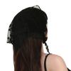 French Lace Flower Bandana Triangle Head Scarf Comfortable Polyester Multiuse Headwear For Women Casual and Travel Wear