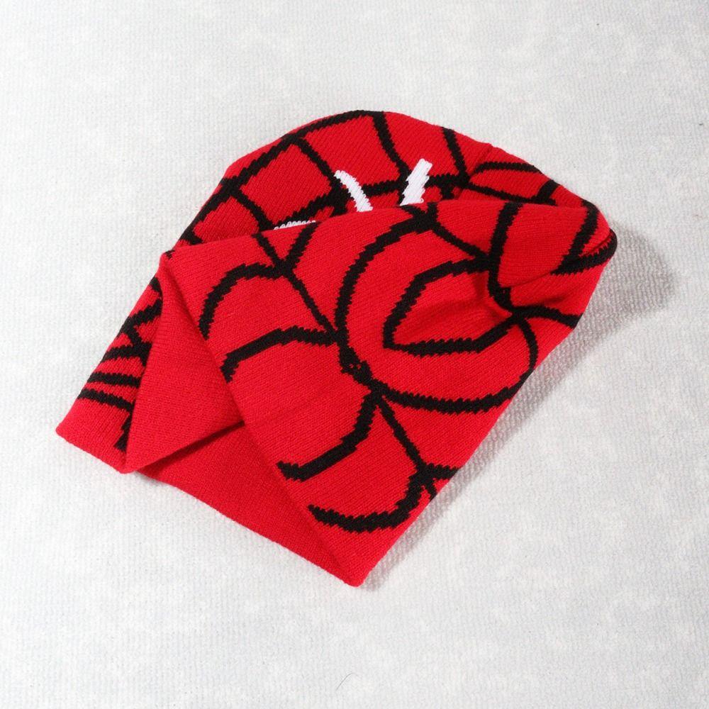 Warm Knitted Hat Spider Web Winter Hat Unisex Woolen Hat  Women