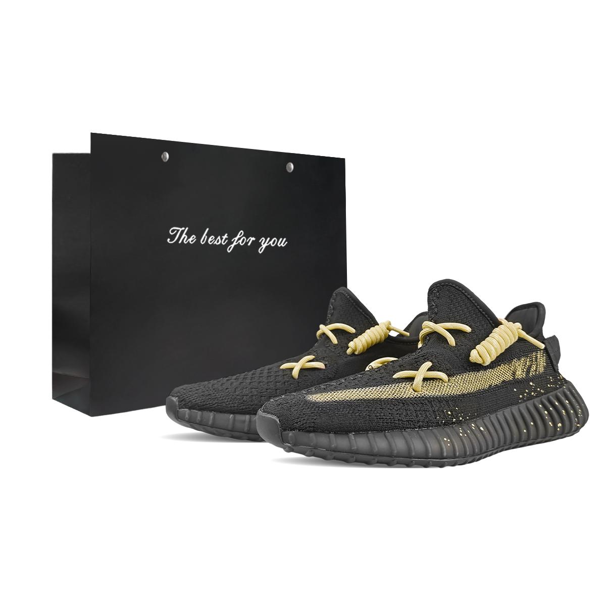 

Adidas Originals Yeezy Boost 350 V2 Abrasion Resistant Abrasion Resistant Low top Casual Shoes Unisex Black Yellow HQ4540(Team373-BOX) 36⅔