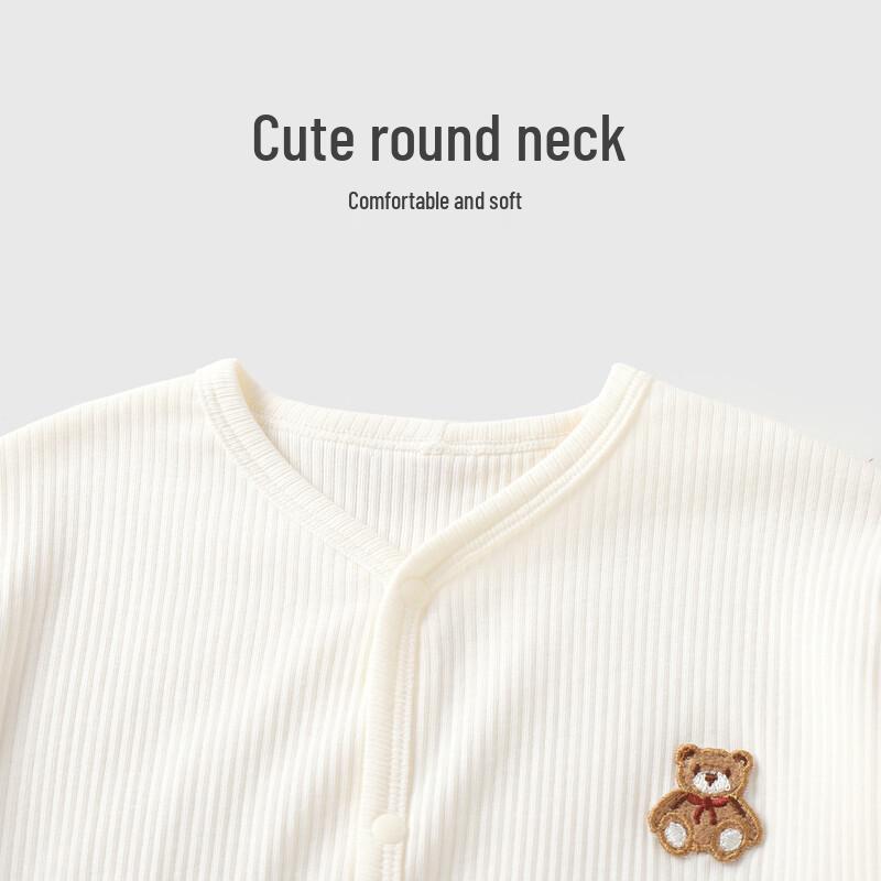 Baby Unisex Solid Long Sleeve Cardigan Jacket