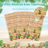 3Pcs Hawaiian Luau Tablecloth Tiki Party Tablecloths Tropical Table Cloth Plastic Disposable Rectangle Table Covers for Tiki Bar Tropical Summer