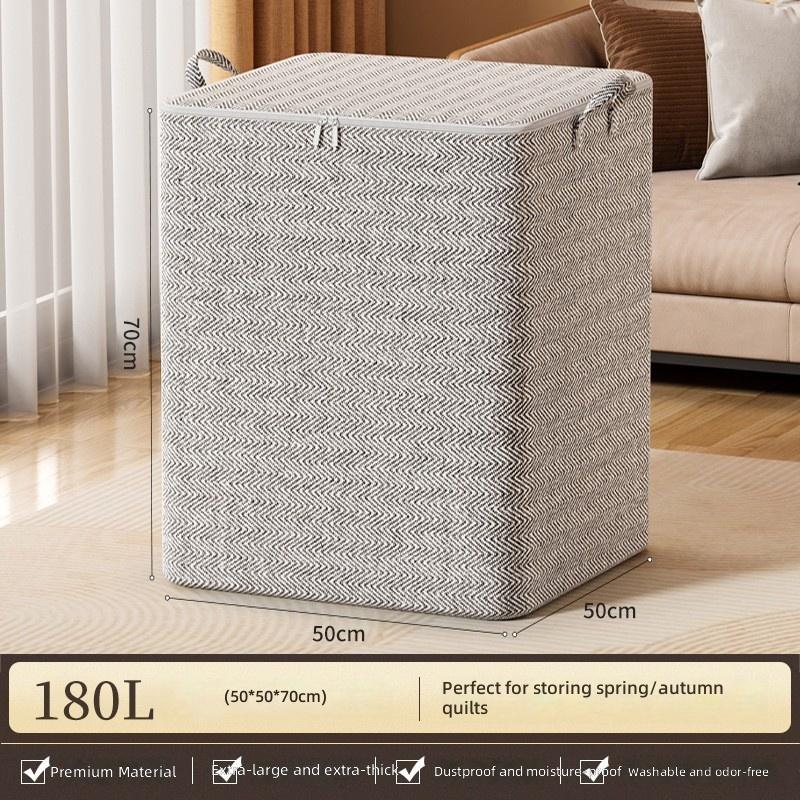 Large Capacity Vacuum Storage Bags For Quilts Clothes Seasonal Moving Organizer Thick Non Woven Compression Storage Bag