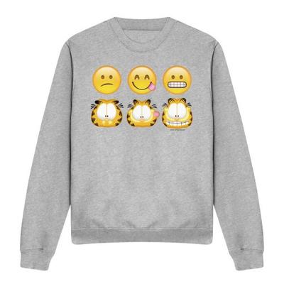 Garfield Unisex Adult Emoji Sweatshirt