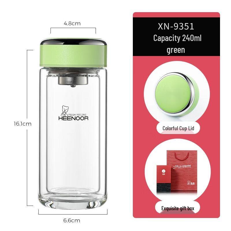 Sino Double-Wall Glass Tea Cup