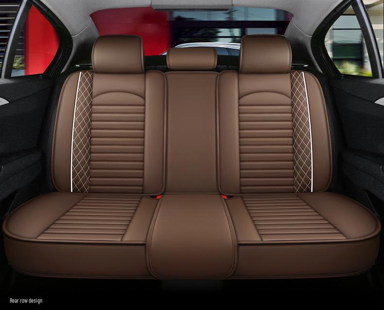 Universelles Diamantleder Autositzkissen: Atmungsaktiv, Vollständige Abdeckung für alle Jahreszeiten