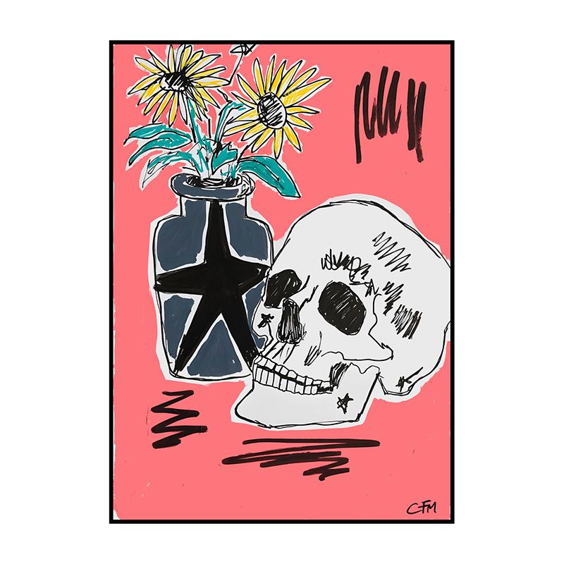 Klassische Vintage-Poster Abstraktes Retro-Bausteine Leinwandgemälde Druck Wandkunst Bild für Wohnzimmer Schlafzimmer Heimdekoration