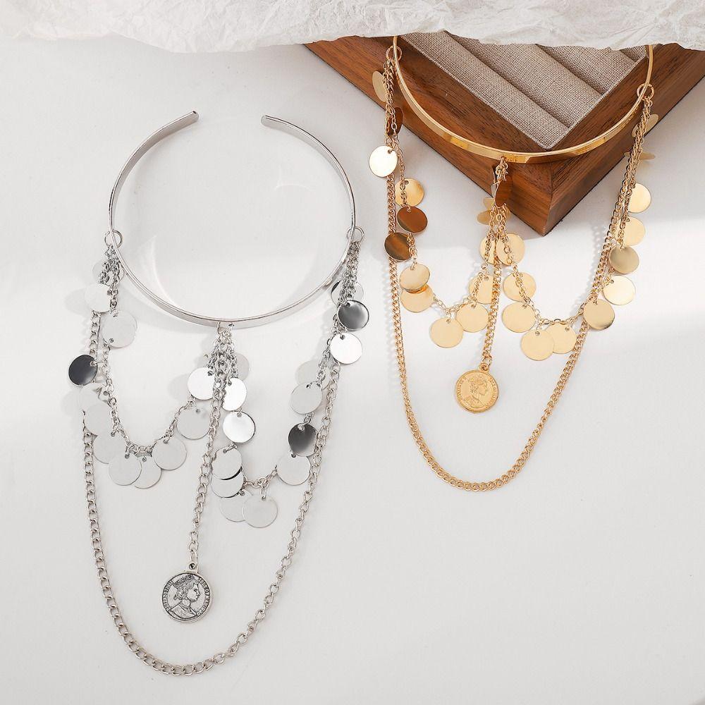 Pearl Tassel Arm Chain Adjustable Open Cuff Bracelet Armlet Armband Upper Arm Bangles  Party