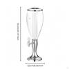 Illuminated Beer Dispenser Column Ice Light Single