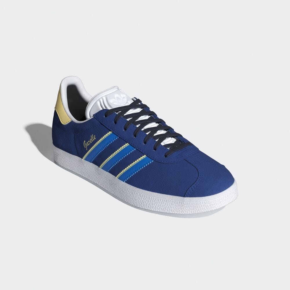 Adidas GAZELLE Team Royal Blue Sneakers ORIGINALS Ladies IE0439 Team Royal Blue/Bright Blue/Allmost Yellow