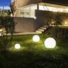 Kula Lampa Ogrodowa Oprawa Oświetleniowa Zewnętrzna Biała E27 Led 50Cm 230V