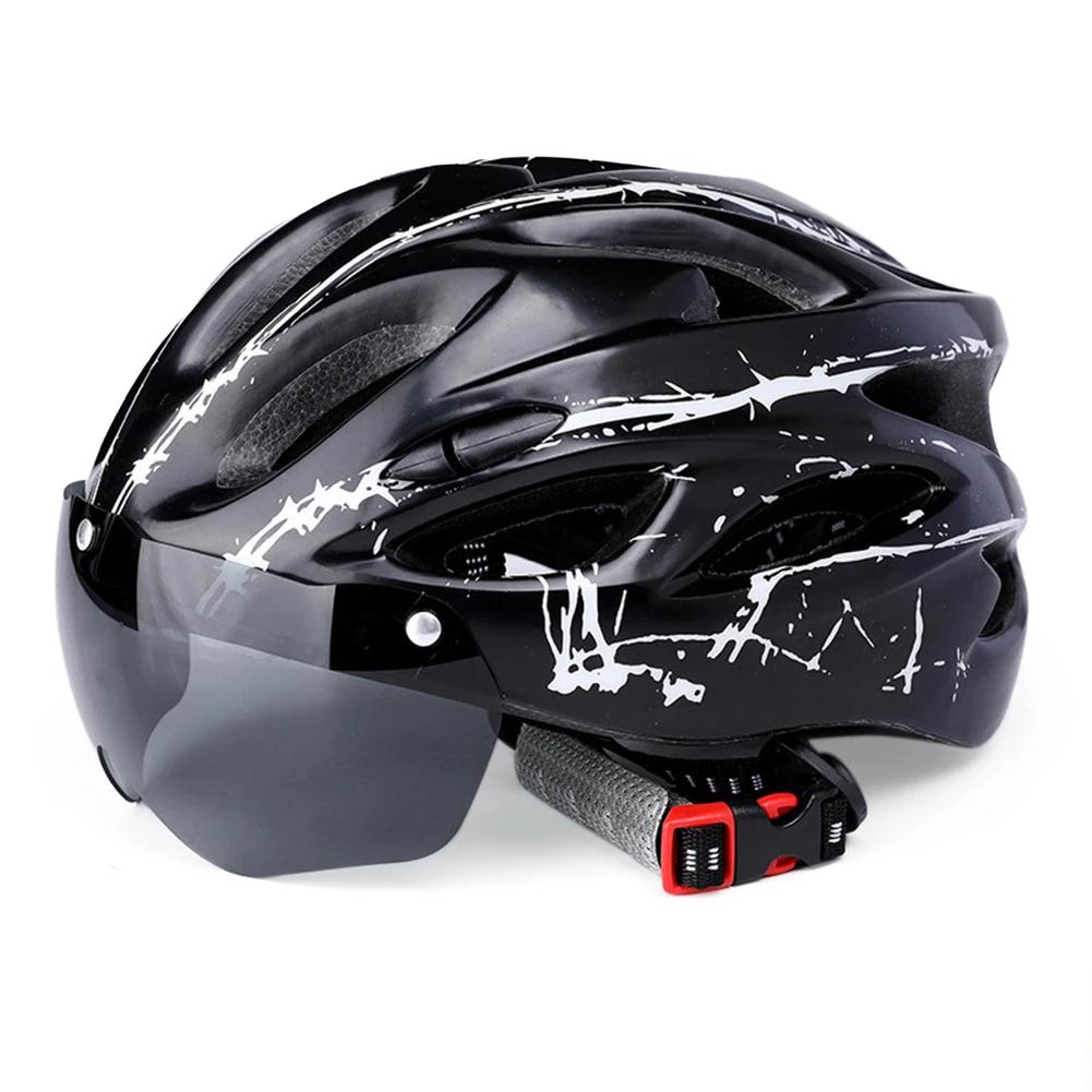 Fahrradhelm Kollisionsschutz Kopfschutz Sicherheitshelm mit Rücklicht Tragbar Leicht Ultraleicht Verstellbar für Männer Frauen