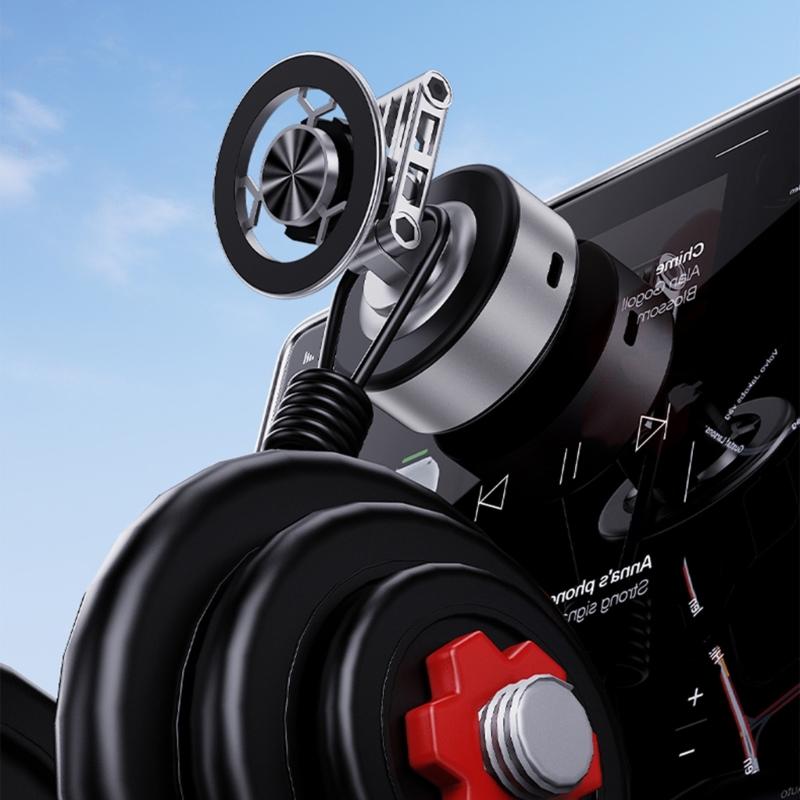 Car Mount Bracket Rack 360 Degree Rotation Nonslip Adjustable Windshield Dashboard Stand for Phone Navigation Travel Use