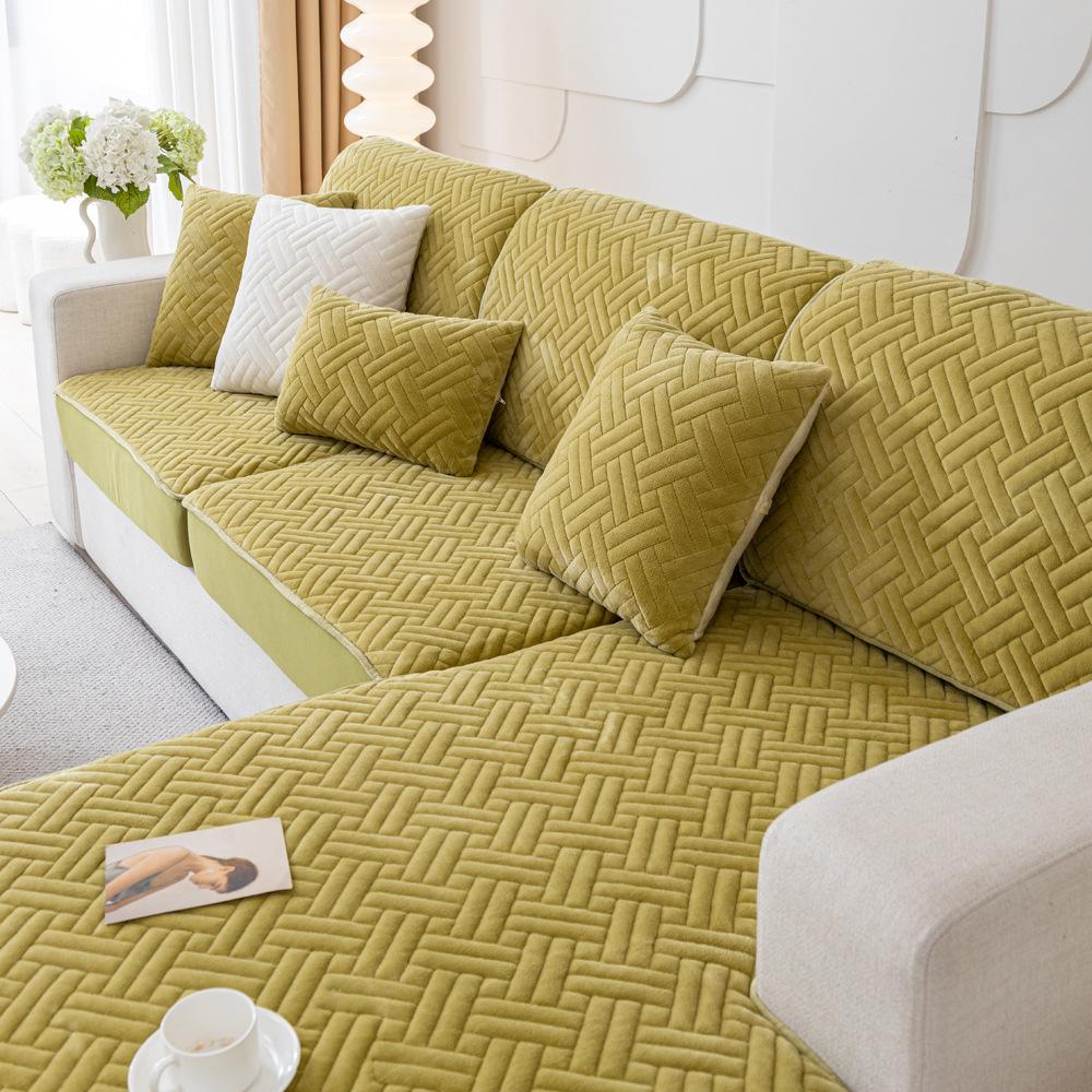 

Эластичный чехол для дивана All-Inclusive, нескользящие подушки для сидений, чехол для подушки, простая подушка для дивана, зимний чехол, ткань 60X60