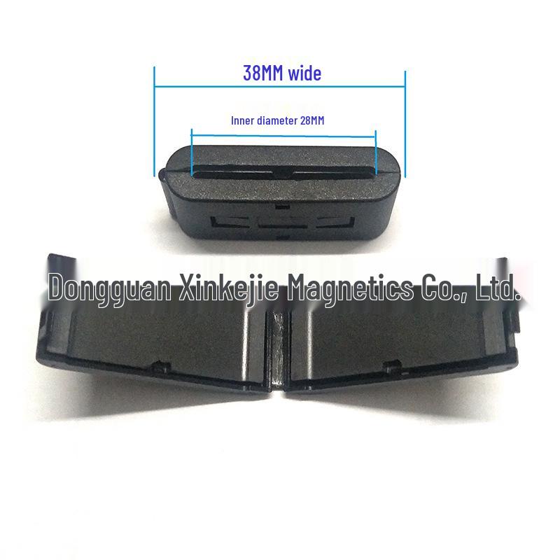 Anti-Interference Magnetic Ring Ferrite Core Snap-On EMC Nickel-Zinc Shield Filter