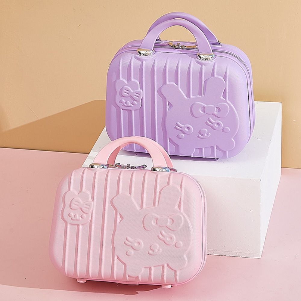 Rabbit Portable Suitcase Cartoon Small Makeup Box Fashion Mini Luggage  Travel