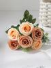 1/3pcs Silk Rose Artificial Flower Wedding Bridal Bouquet Home Room TableValentine's Day Outdoor Garden Diy Gifts Box Yard Decor