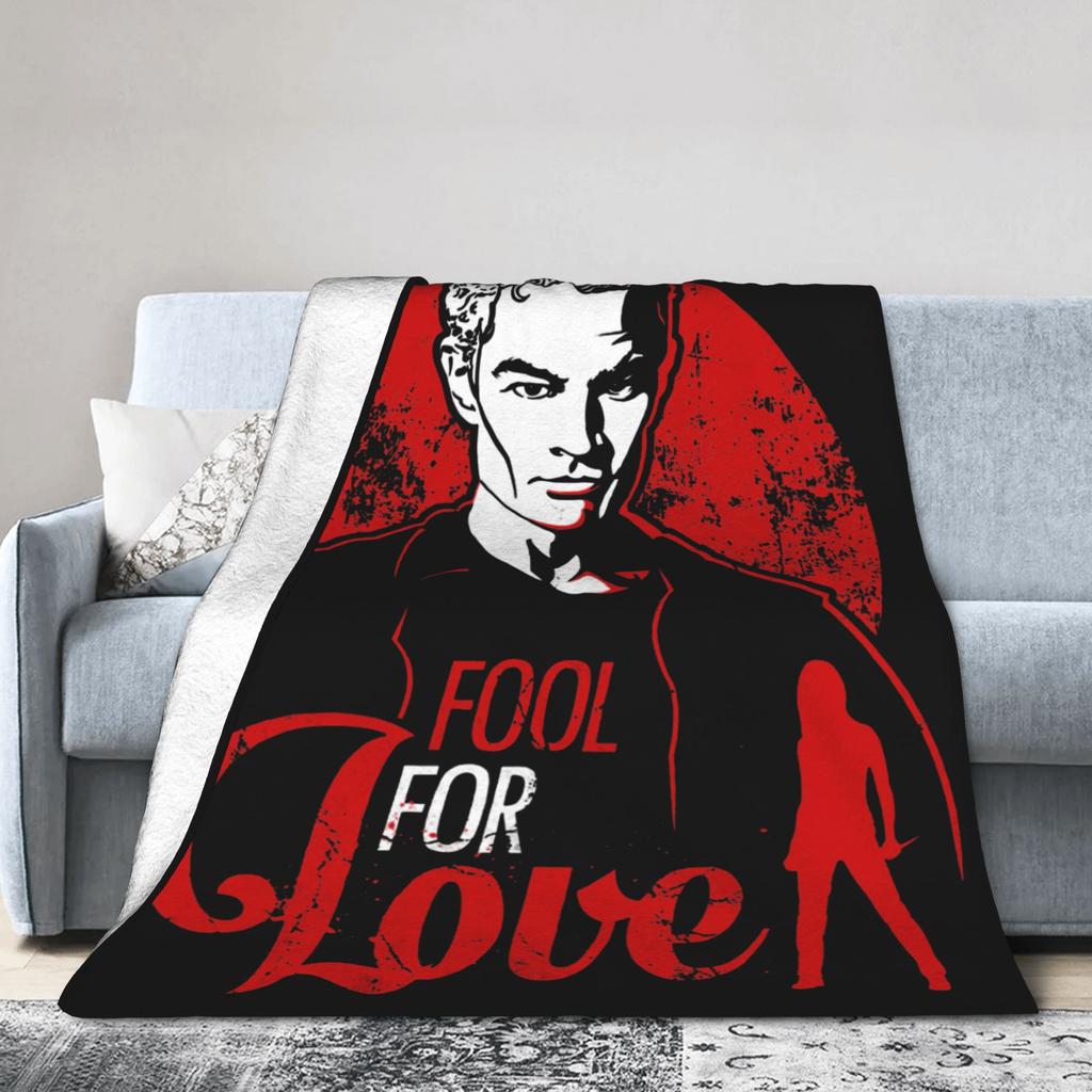 Fool for Love Buffy l'ammazzavampiri Coperte Plaid in Pile Corallo Coperte per Divano Esterno Biancheria da Letto Morbida Coperte,