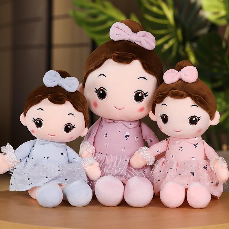 Plush Girl Doll With Cotton Filling For Kids Play And Collection