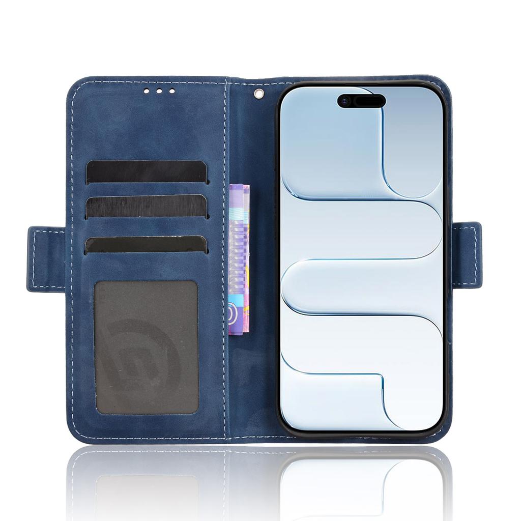 For iPhone Air Leather Case Phone Wallet Cover with Multiple Card Slots