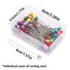 100/300pcs Boxed Pearlescent Pin Plastic Round Headed Positioning Pin Handmade Sewing Tool for CLothes Patchwork Quilling XJM