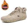 Large size warm octopus men's shoes high top men's sports and leisure shoes Martin boots cotton shoes