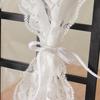 BJD Miniature Dollhouse Door Curtain - Lace Cotton Props