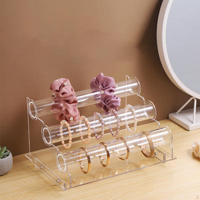 3 Tiers Bracelet Holder Organizer Hairband Display Removable Rods Watch Stand Jewelry