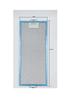 1 pc. Mesh. Filter for drawing 427x160 mm Fat-trapping. Metal