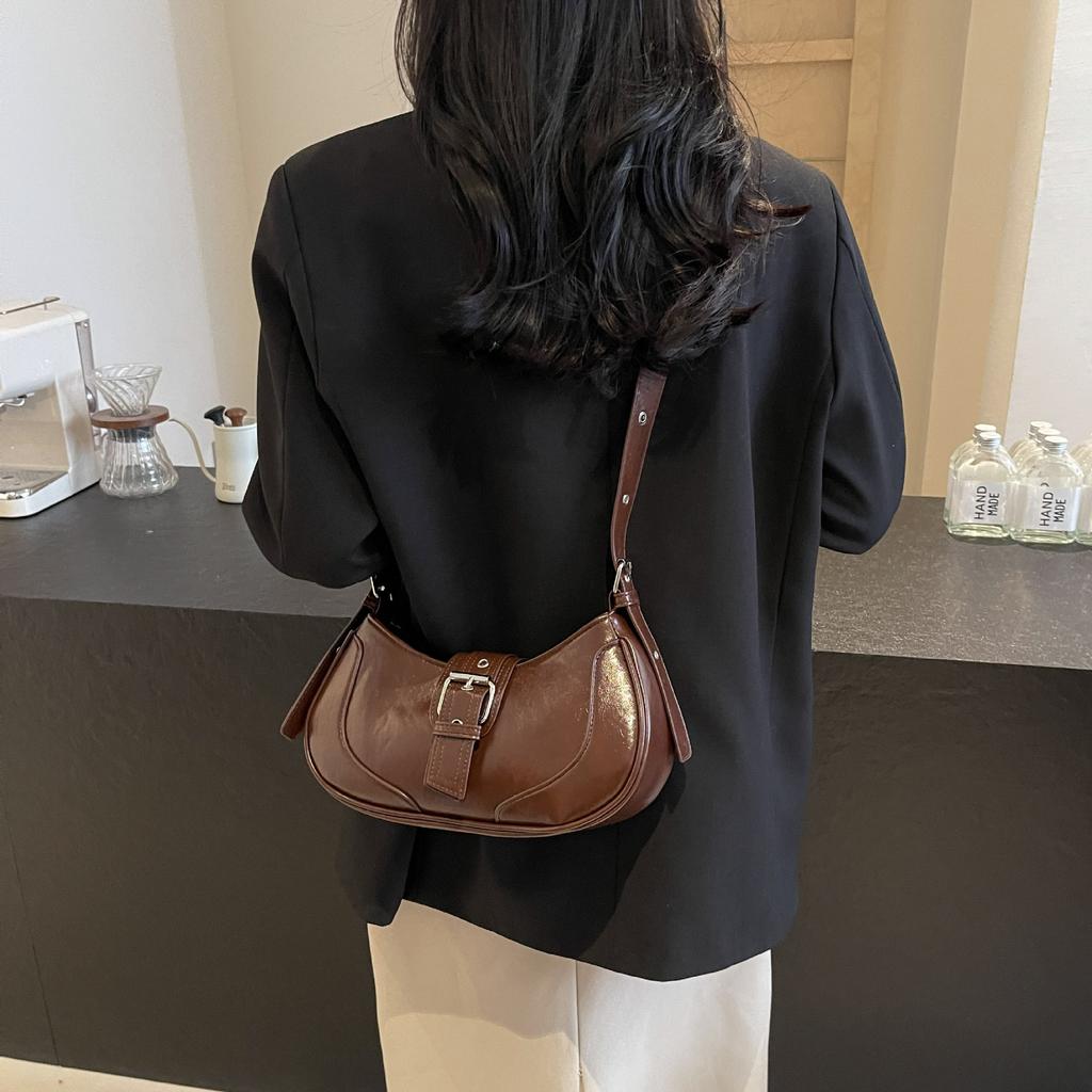 Women's Bag 2025 New Bag Niche Texture Baguette Bag Temperament Versatile Ins Underarm Bag Shoulder Bag