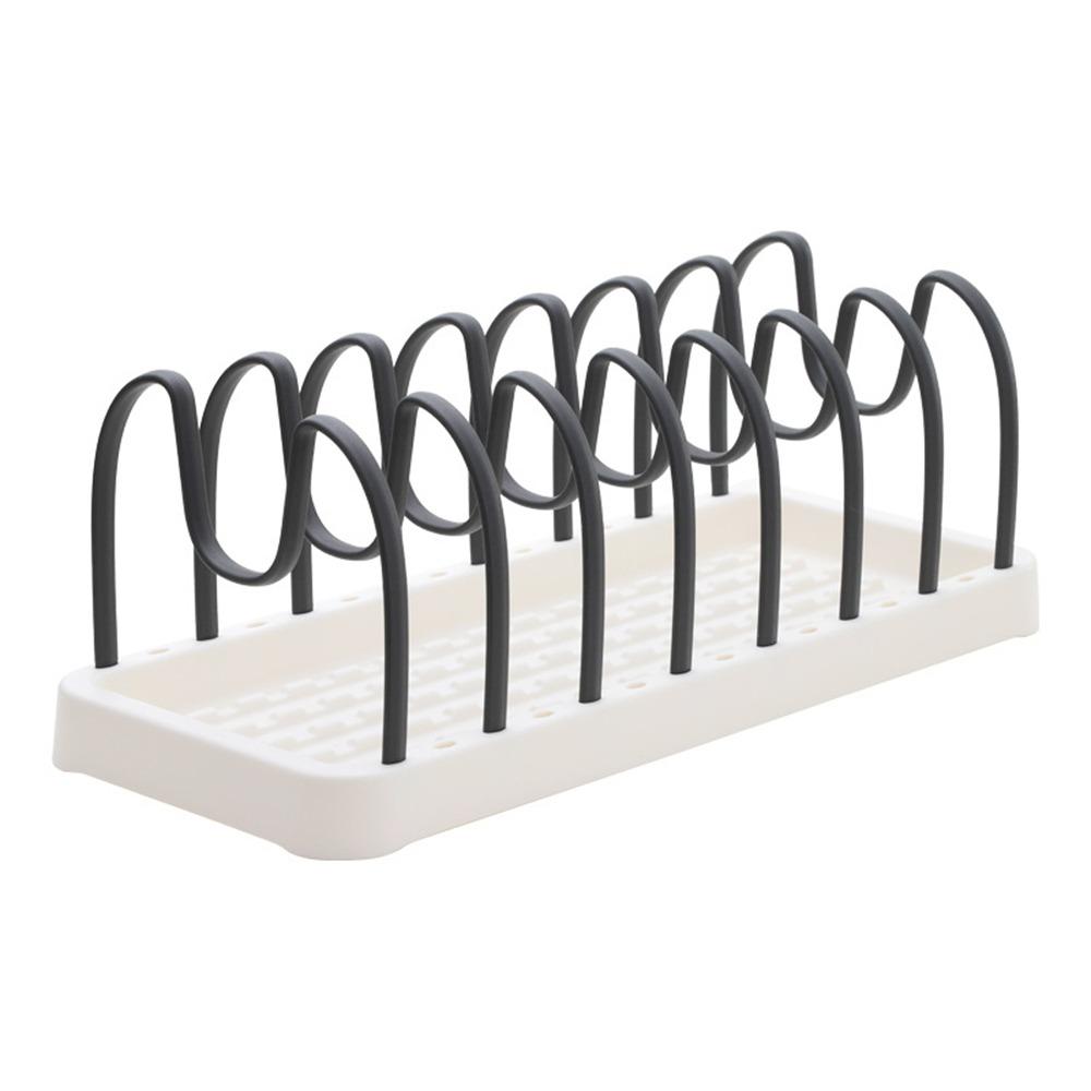 Sturdy Dish Drying Rack Multi-purpose Kitchen Shelf New Pot Lid Holder  Kitchen Storage Organizer