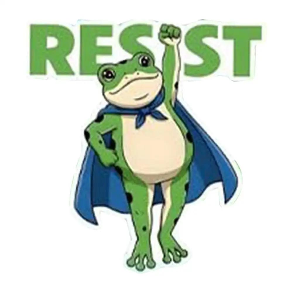 

New Frog Animal Cartoon Anti Fog Stickers Fun Bumper Laptop Stickers Vinyl Stickers Stickers Waterproof F0L3