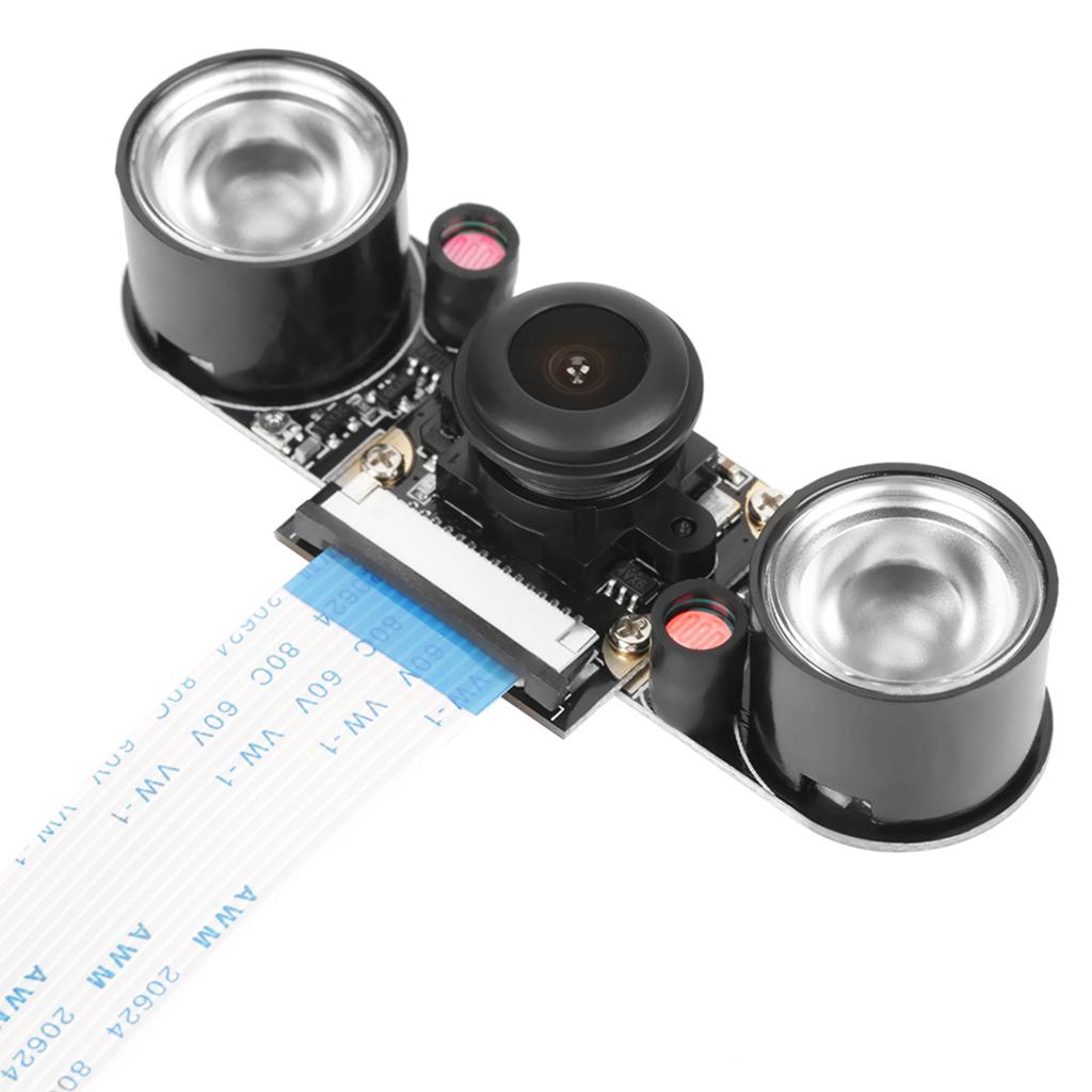 5 Million Pixels Night Vision 130 Degrees  Viewing Angle Camera Module Board For Raspberry Pi B 3 2