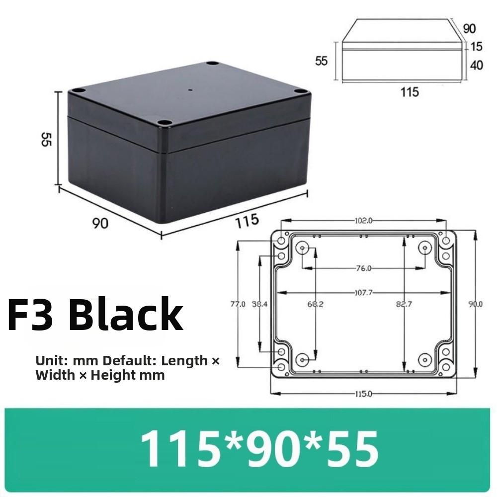 New Waterproof Outdoor Junction Box Transparent 10 Styles Enclosure Cover Plastic Electrical Project Boxes