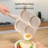 Yetele 4-Hole Non-Stick Maifan Stone Deepened Egg Frying Pan