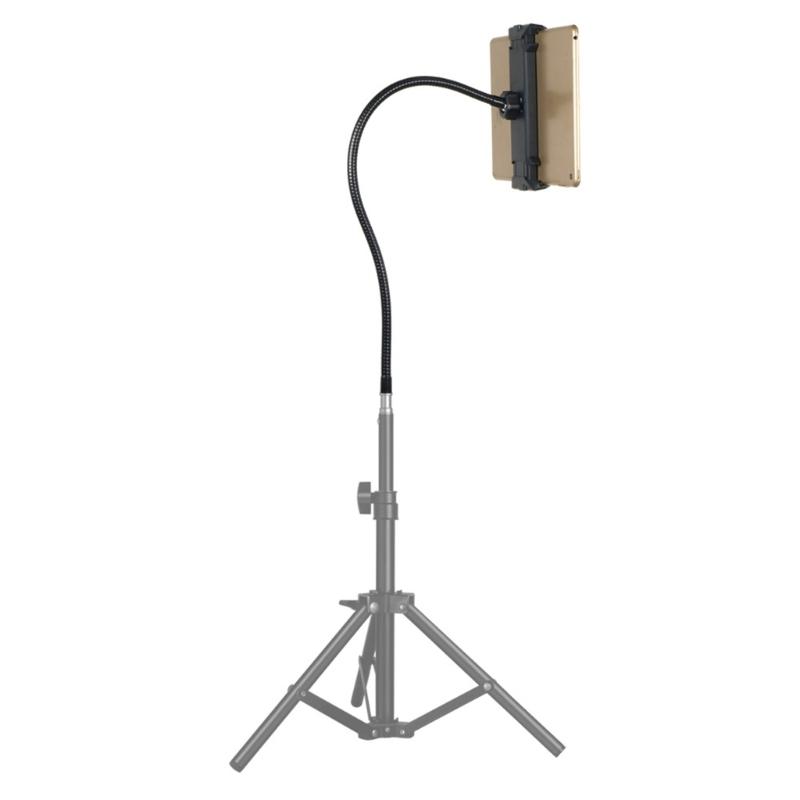 Filettatura Femmina da 1/4 di Pollice a Testa Sferica da 17,4 mm Tubo Flessibile Metallico per Treppiede Supporto per Telefono Tablet Braccio Flessibile con Denti da 1/4