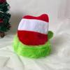 Christmas Decoration Green Edged Christmas Hat Splicing Xmas Long Santa Caps 31x47cm Red White New Year Festive Hat Headwear