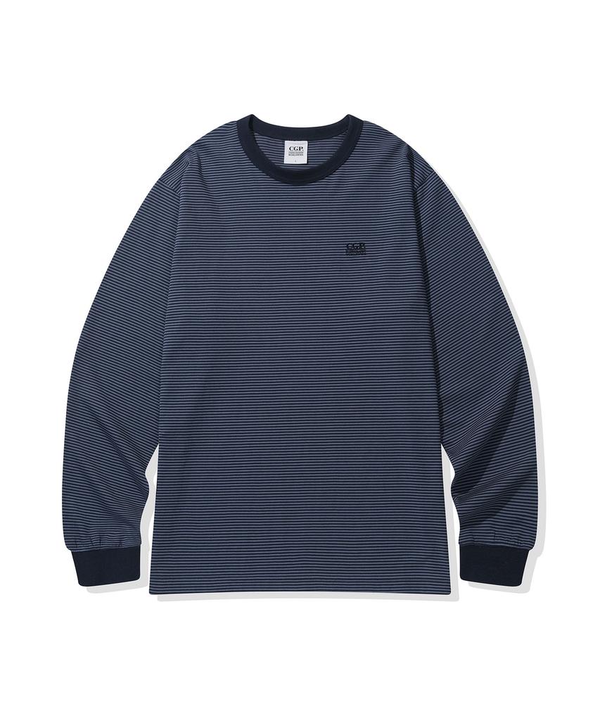 CGP Striped Long Sleeve - Dark Navy