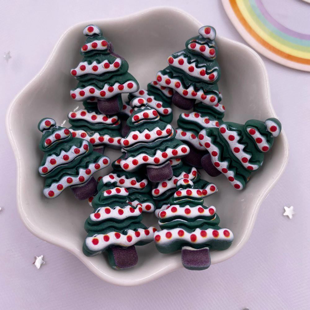 

Смола Барвистий Мультяшний Милий Різдвяний Сніговик Дзвіночок Голова Оленя Санта Клаус Ялинка Плоска Фігурка 10 Шт. Скрапбукінг DIY Декор Ремесла