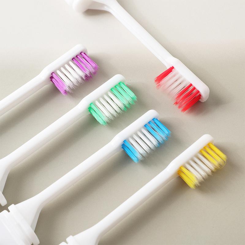 

5 шт. Дорожная портативная складная зубная щетка Супермягкая щетина Складная для кемпинга, походов, на открытом воздухе Легко взять с собой Зубная щетка OneSize