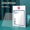 Deli A4 Laminating Film 55 Micron (100 Sheets) CN Plug (adapter Included)