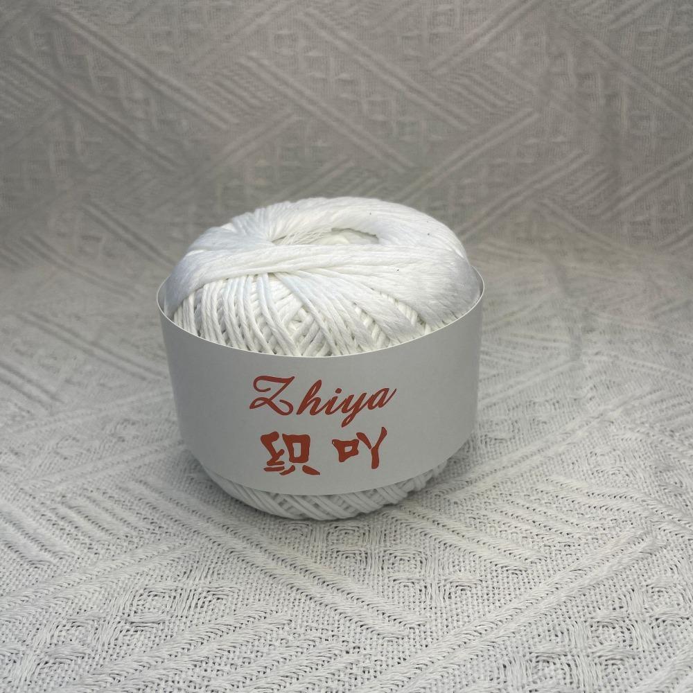 High Quality 8*8**8cm Crocheted Yarn Soft Texture Durable Cotton Linen Yarn 1mm Thickness Craft Yarn Coasters Craft белый