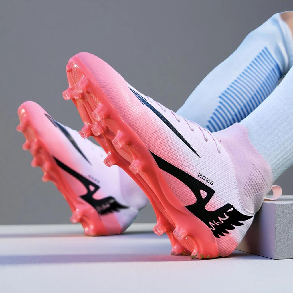 Male Soccer Kicks Society High Quality Football Footwear Tf/Fg Outside Women Studs Original Turf Soccer Footwear Resistant Sneakers